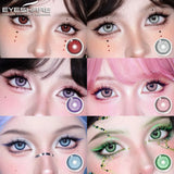 Contact Lenses 14.5mm 1Pair for Anime accessories for eyes Cosplay Color contact Lenses Halloween Eye Contacts yearly use