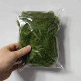 Popxstar Artificial Green Plants Polyester Moss Grass Home Living Room Garden Decoration Mini Landscape Fake Flower DIY Crafts 20g