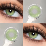 1pair Natural Colored Contact Lenses for Eyes Green Pupils Lens Contact Lenses Cosmetic Green Contacts New Fast Shipping