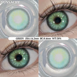 Popxstar  1Pair Colorcon Korean Lenses Color Contact Lenses For Eyes Natural Brown Soft Lens Gray Eye Contacts Makeup Cosmetic