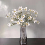 Popxstar spring decor Chamomiles Silk Artificial Flower 60cm Daisy White Fake Flowers Room Wedding Home Table Decorations Party Diy Bouquet Gifts 1PCs