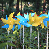 Popxstar  2pc Outdoor waterproof led lights holiday wind engineering lighting luminous reed ground lamp lights led the windmill