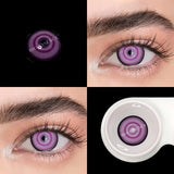 Popxstar 2Pcs/Pair Cosplay Color Contact Lenses for Eyes Anime Accessories Orange Pink Green Rainbow Lens Pupilentes