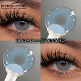 Popxstar Natural Brown Lenses Eyes Colored Cosmetic Contact Lens Blue Gray Eye Lens Green Eyes Contacts Yearly  Beauty Pupils