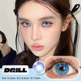 2pcs Diamond Cosplay Nightclub Party Contact Lenses Luxury Softlens 14.2mm