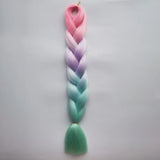 Popxstar Tinsel Jumbo Braids Ombre Braiding Hair Add Tinsels Colored Braiding Hair Synthetic Braiding Hair Festival Hair Crave Hair