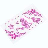 Popxstar Flash Star Temporary Tattoo, Face Sticker, Waterproof Eye Makeup for Women, Acrylic Gemstone Nail Sticker, Tattoo Woman