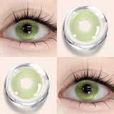 Popxstar  1Pair Korean Contact Lenses for Eye with Prescription Myopia Blue Fashion Green Lenses Beauty Pupils Lenses Natural Lens
