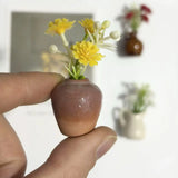 Popxstar Ins Style Mini Ceramic Small Vase Refrigerator Sticker Creative 3D Stereo Home Decoration Magnet