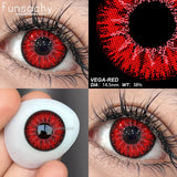 Popxstar   1pair Cosplay Color Contact Lenses for Eyes Anime Cosplay Eye Contacts Blind Black Colorful Lenses Halloween Eye Pupils