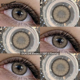 1Pair Natural Colored Contact Lenses Gray Pupils Lens Blue Eye Lenses Brown Makeup Lenses Green Contacts Color Eye Lens