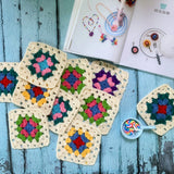 Popxstar  Handmade Original 12cm Trade Hand Crochet Doilies Pad Handmade Cup Mat Photo Props Placemat Decorative Mat 20pcs/lot