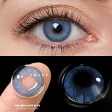 Popxstar  1Pair Contact Lenses For Eyes Color Natural Blue Brown  Beauty Yearly Cosmetic Contacts Eyes Makeup Eye Contacts Lens