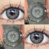 1Pair Colored Contact Lenses Beauty Pupil Blue Lenses Eye for Natural Effect Eyes Cosmetic Brown Eye Lenses Free Shipping