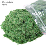 Popxstar 3MM Static Grass Powder Turf Flocking Nylon Materials Diy Building Sand Table Model Scene Layout Diorama Kits 30G/60G