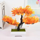 Popxstar Artificial Plants Bonsai Small Tree Pot Fake Plant Flowers Potted Ornaments For Home Room Table Decoration Hotel Garden Decor