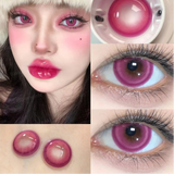 Popxstar 1 Pair Colorcon Korean Lenses Colored Contact Lenses for Eyes Big Eye Lenses Blue Eye Lenses Fog Pearl Lenses