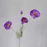 Popxstar spring decor Artificial Flowers Fake Poppy Silk Flowers Long Stem Housewarming Garden Table Wedding DIY Party Wedding Bridal Bouquet Decor