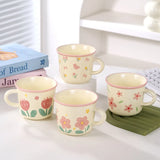 Popxstar  High Aesthetic Ins Style Ceramic Mug Creative Coffee Cup