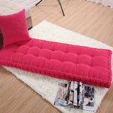 Popxstar  Long Cushion Thickening Garden Chair Cushion Solid Color Home Seat Mat Floor Cushion 55x155/55x165cm