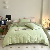 100% Cotton Duvet Cover Set Double Skin Friendly Quilt Cover Set Comforter Covers Pillowcase Bedding Set Custom Size No Sheets