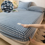 Popxstar Soft Plush Warm Mattress Cover Winter Velvet Material Fitted Sheet Thickened Warm Bed Cover Mattress Protector Multiple Sizes