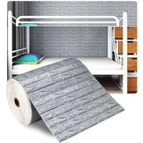 Popxstar 70cmx1/5/10m 3D Foam Self-Adhesive Wallpaper Waterproof Brick Wall Stickers Living Room Bedroom Wall Stickers Home Decoration