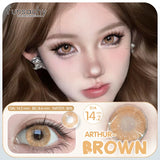 Popxstar  1 Pair Color Contact Lenses For Eyes Natural Gray Blue Beautiful Pupil Soft Natural Accessories Yearly Cosmetic Pupils