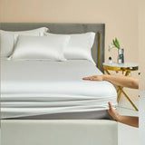 Popxstar  Solid Color Hotel Style Luxury Bedding Set 600TC Egyptian Cotton Single Queen King Size Duvet Cover Flat/Fitted Sheet Pillowcase
