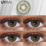 Popxstar  Cleopatra Series NEW Colored Pupils Makeup Green Contact Lenses Beauty Women Colored Pupils Cosmetic Brown Natural Pupils
