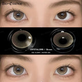 Popxstar 1 Pair Colorcon Korean Lenses Colored Contact Lenses for Eyes Green Eye Lenses Fashion Lenses Brown Contact