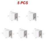 Popxstar 1-100pcs Punch-free Toothbrush Holder Wall-mounted Toothpaste Holder Storage Rack Holders Organizer Bathroom Accessories