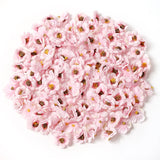 Popxstar 50PCs Mini Artificial Rose Flowers Heads Silk Fake Flowers for Home Dceor Wedding Decoration Craft Wreath Gifts Accessories