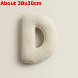 Popxstar  Ins 26 English Letters Plush Throw Pillow Soft Stuffed Kids Toys Dolls Sofa Cushion Room Decor Shooting Props for Children Gifts