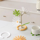 Popxstar  Daisy Heat Insulation mat Table cup pad Table decoration and accessories DIY Home Tableware Coffee Cups Holder table decorations