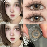 Popxstar  1 Pair Korean Brown Contact Lense Color Eye Contacts Lenses Myopic Natural Fashion Pupil High Quality  Lens Fast Shipping