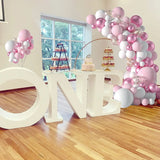 Popxstar Macaron Pink Balloon Garland Arch Welcome Baby Shower Valentines Day Birthday Party Wedding Decoration Anniversaire Latex Baloon
