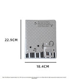 PU Leather Loose-Leaf Binder Cover A5 Size 3 Inch Photocard Album Shell Inner Pages Not Included Loose-Leaf Structure