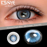 2pcs Contact Lenses Colored Contact Lenses With Diopter Natural Pink Blue Purple Large Pupils Lenses Fast Shipping