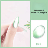 Popxstar Laser Rainbow Cat Eye Gel Magnetic Nails Polish Reflective Sparkling Glitter Gel Can Be Use on Any Color Nail Accesorios