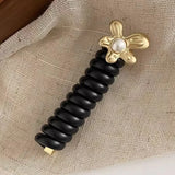 popxstar Creative Magic Hair Weaving Artifact Telephone Line Hair Band For Women Girls Elastic Rubber Band Tied Fashion Hair Accessories