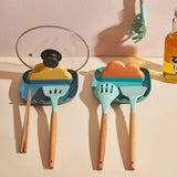 Popxstar  Plastic Spoon Holder Kitchen Cooking Tools Kitchen Spoon Utensil Heat Resistant Storage Shelves Kitchen Accessories