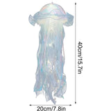 Popxstar Jellyfish Pendant Lamp Portable Jellyfish Lamp Luminous Jellyfish Artificial Jellyfish Glowing Jellyfish Ornament Decoration