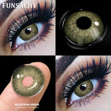 Popxstar  1Pair New Colored Contact Lenses for Eyes Big Black Eye Lens Natural Yearly Cosmetics Beauty Women Men Pupils Fast Ship