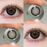 Popxstar  1 Pair Color Contact Lenses For Eyes Natural Gray Blue Beautiful Pupil Soft Natural Accessories Yearly Cosmetic Pupils