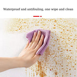 Popxstar 50cmX10m Linen 3D Foam Self-adhesive PVC Solid Color Thickened Waterproof Background Wall Renovation Wallpaper Wall Stickers