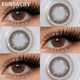 1 Pair Contact Lenses Big Brown Lenses for Eyes Beauty Pupils Comestic Eye Color Len Korean Pupils Makeup Accessoriess