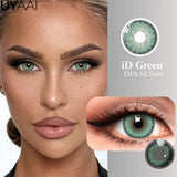 NEW Contact Lens Makeup Green Lens Cosmetic Eye Color Lenses Woman Accesories Natural Brown Eyes Contacts With Big Pupil