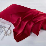 Popxstar Natural Mulberry Silk Pillowcase Decorative Luxury 6A Bed Decorative Cushion Cover Solid Envelope Style Luxury Pure Pillow Case