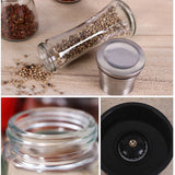 Popxstar  Pepper Grinder Kitchen Storage Tools High Bottle Grinder 304 Stainless Steel Pepper Grinder Pepper Black Pepper Grinder